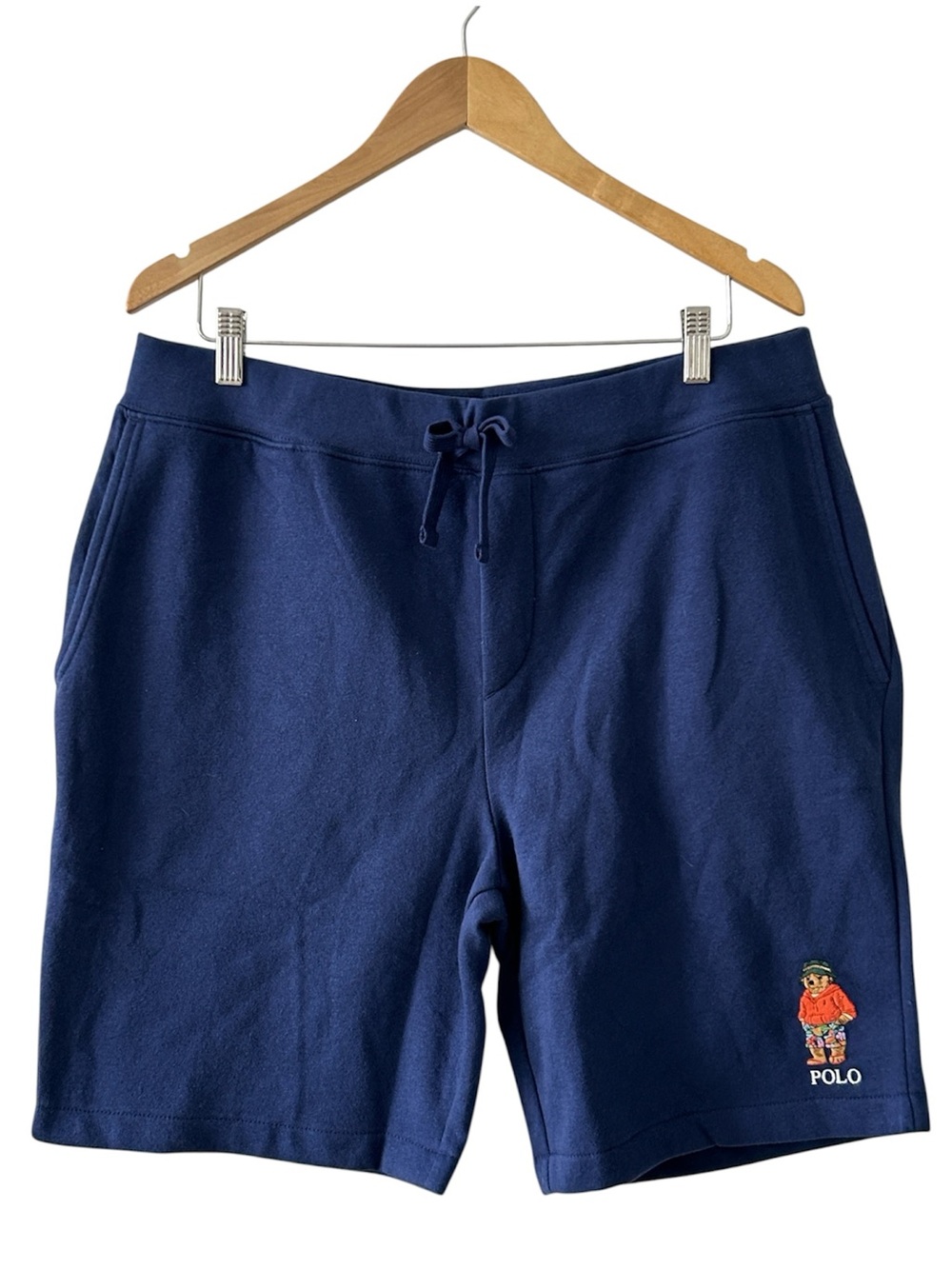 Polo Ralph Lauren Beach Bear Navy Jogger Shorts NWT Size XL
